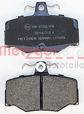 METZGER 1170076 Bremsbelagsatz, Scheibenbremse